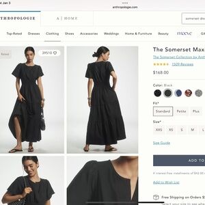 Anthropologie Somerset Maxi Dress